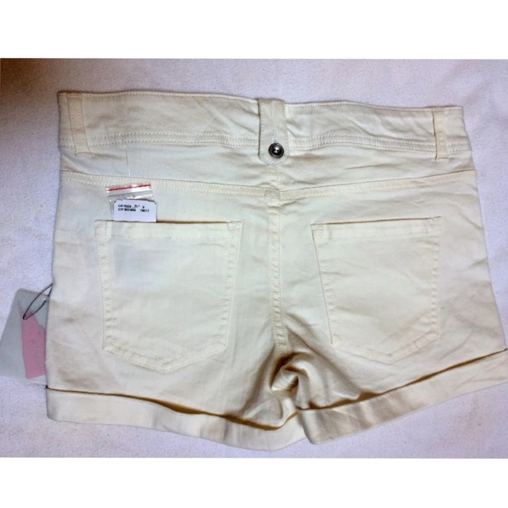 Forever 21 Denim Jean Shorts Size S White - Picture 4 of 5